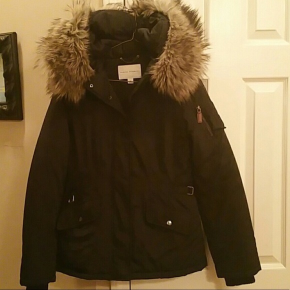 Banana Republic Jackets & Blazers - Banana Republic Coat with Faux Fur Hood, XS